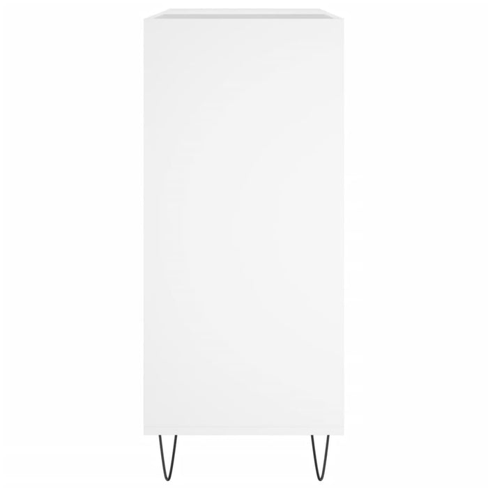 Dulap pentru discuri, alb, 84,5x38x89 cm, lemn compozit - WALTI WALTI