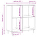 Dulap pentru discuri, alb, 84,5x38x89 cm, lemn compozit - WALTI WALTI