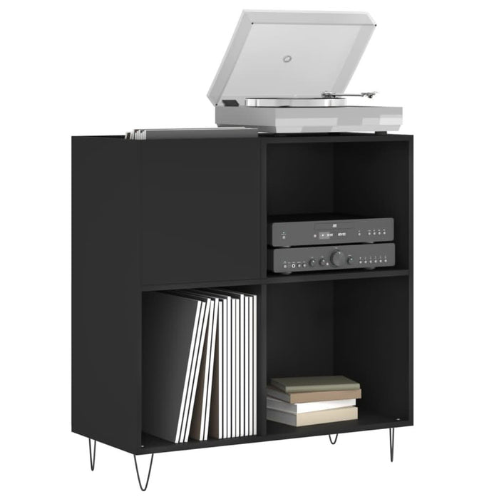 Dulap pentru discuri negru 84,5x38x89 cm lemn compozit - WALTI WALTI