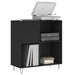Dulap pentru discuri negru 84,5x38x89 cm lemn compozit - WALTI WALTI