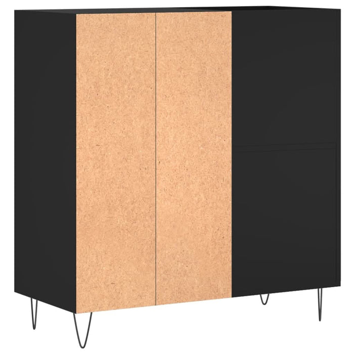 Dulap pentru discuri negru 84,5x38x89 cm lemn compozit - WALTI WALTI