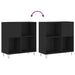 Dulap pentru discuri negru 84,5x38x89 cm lemn compozit - WALTI WALTI