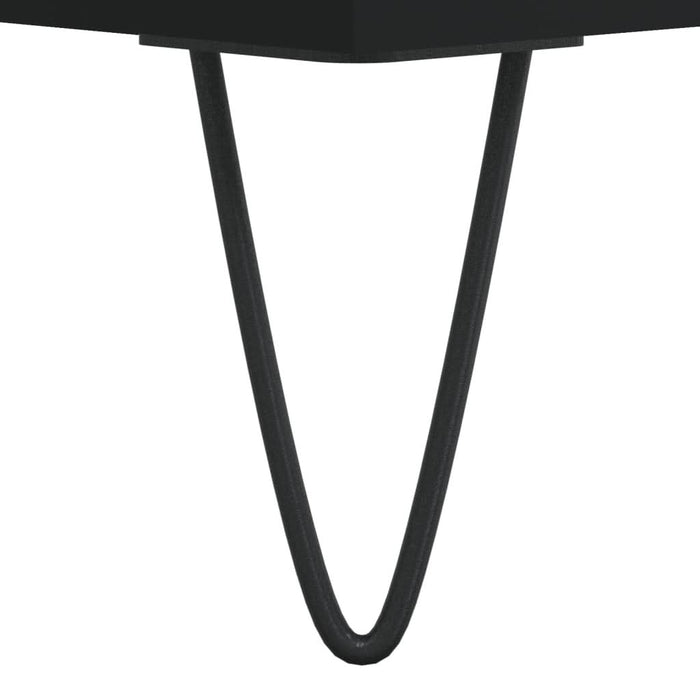 Dulap pentru discuri negru 84,5x38x89 cm lemn compozit - WALTI WALTI