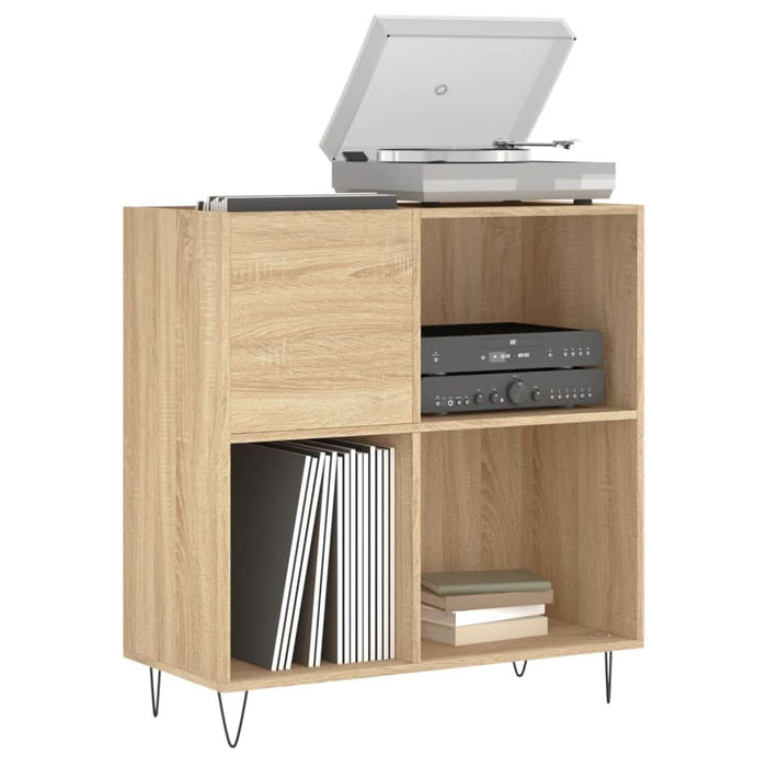Dulap pentru discuri stejar sonoma 84,5x38x89 cm lemn compozit - WALTI WALTI