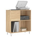 Dulap pentru discuri stejar sonoma 84,5x38x89 cm lemn compozit - WALTI WALTI
