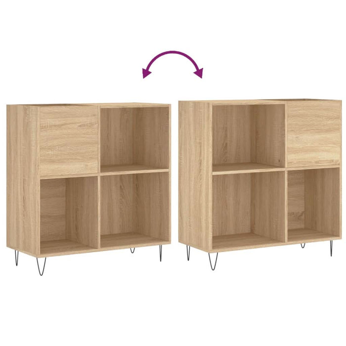 Dulap pentru discuri stejar sonoma 84,5x38x89 cm lemn compozit - WALTI WALTI