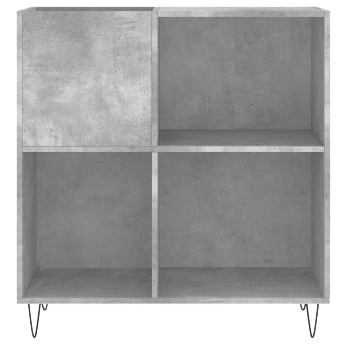 Dulap pentru discuri gri beton 84,5x38x89 cm lemn compozit - WALTI WALTI