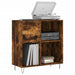 Dulap pentru discuri stejar fumuriu 84,5x38x89 cm lemn compozit - WALTI WALTI