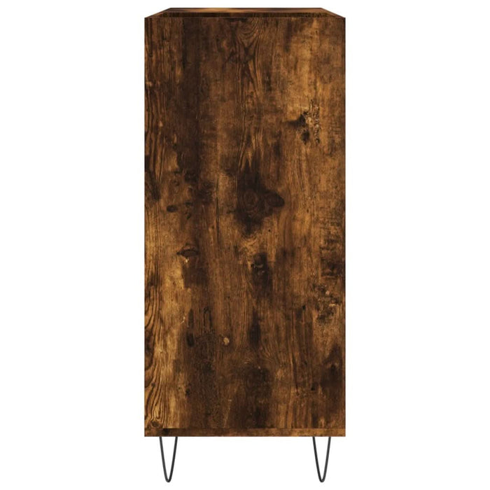 Dulap pentru discuri stejar fumuriu 84,5x38x89 cm lemn compozit - WALTI WALTI