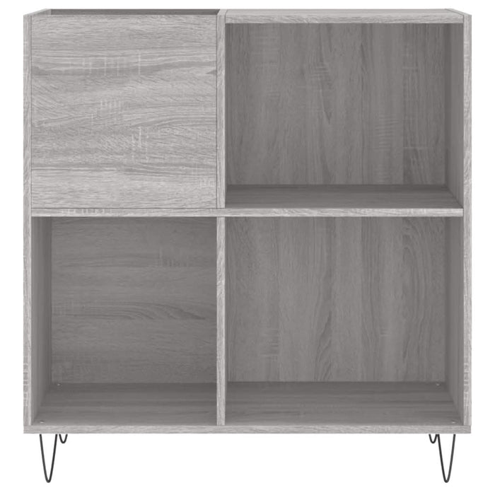 Dulap pentru discuri gri sonoma 84,5x38x89 cm lemn compozit - WALTI WALTI