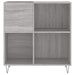 Dulap pentru discuri gri sonoma 84,5x38x89 cm lemn compozit - WALTI WALTI