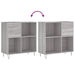 Dulap pentru discuri gri sonoma 84,5x38x89 cm lemn compozit - WALTI WALTI
