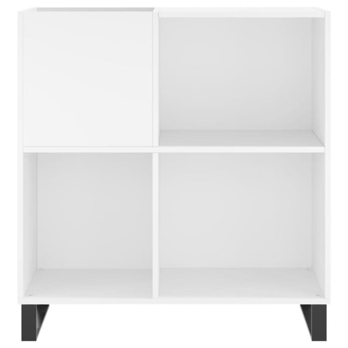 Dulap pentru discuri, alb, 84,5x38x89 cm, lemn compozit - WALTI WALTI