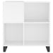 Dulap pentru discuri, alb, 84,5x38x89 cm, lemn compozit - WALTI WALTI