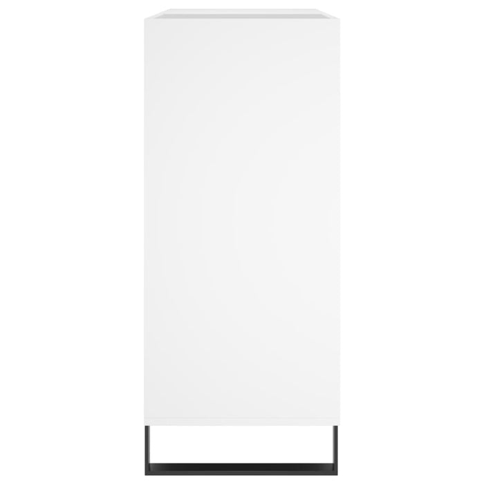 Dulap pentru discuri, alb, 84,5x38x89 cm, lemn compozit - WALTI WALTI