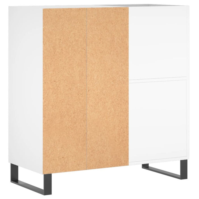 Dulap pentru discuri, alb, 84,5x38x89 cm, lemn compozit - WALTI WALTI
