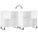 Dulap pentru discuri, alb, 84,5x38x89 cm, lemn compozit - WALTI WALTI