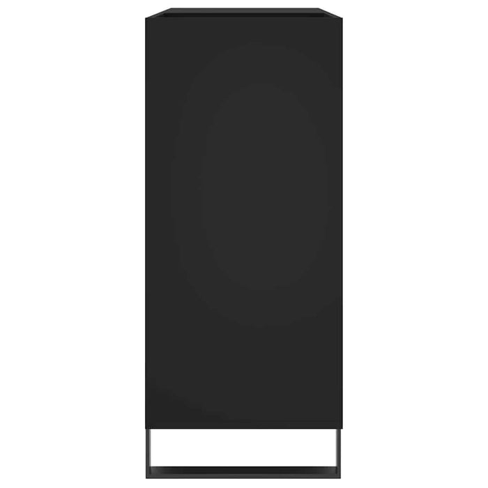 Dulap pentru discuri negru 84,5x38x89 cm lemn compozit WALTI