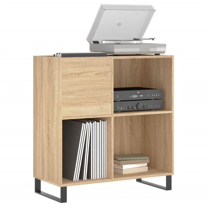 Dulap pentru discuri stejar sonoma 84,5x38x89 cm lemn compozit - WALTI WALTI