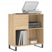 Dulap pentru discuri stejar sonoma 84,5x38x89 cm lemn compozit - WALTI WALTI