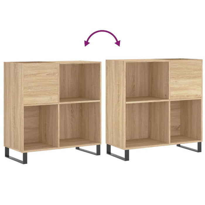 Dulap pentru discuri stejar sonoma 84,5x38x89 cm lemn compozit - WALTI WALTI