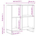 Dulap pentru discuri stejar sonoma 84,5x38x89 cm lemn compozit - WALTI WALTI