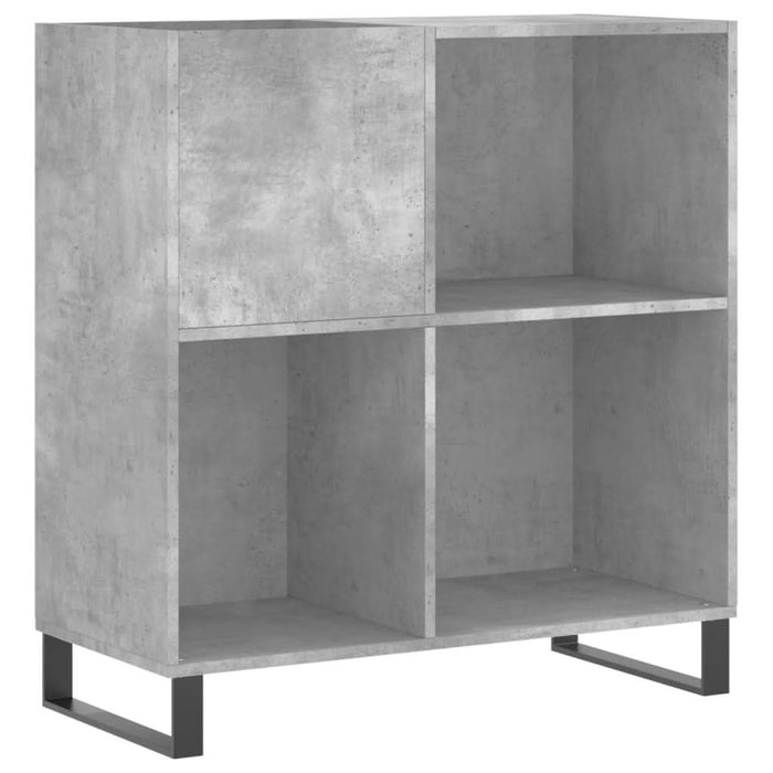 Dulap pentru discuri gri beton 84,5x38x89 cm lemn compozit - WALTI WALTI