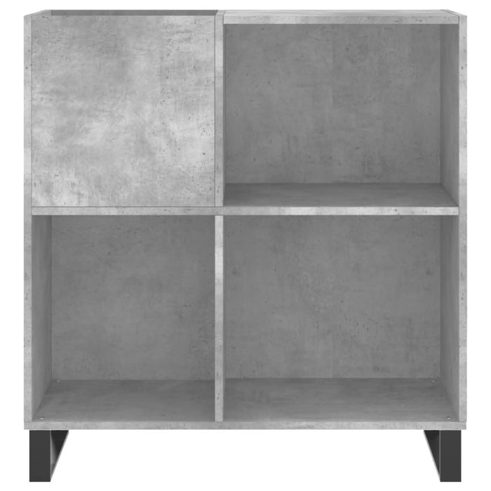 Dulap pentru discuri gri beton 84,5x38x89 cm lemn compozit - WALTI WALTI