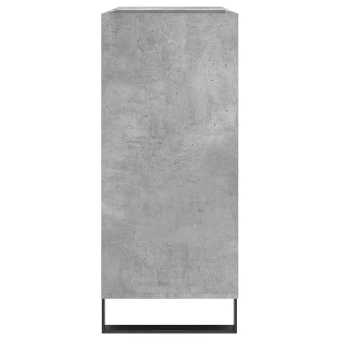 Dulap pentru discuri gri beton 84,5x38x89 cm lemn compozit - WALTI WALTI