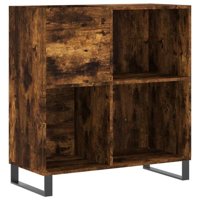 Dulap pentru discuri stejar fumuriu 84,5x38x89 cm lemn compozit - WALTI WALTI