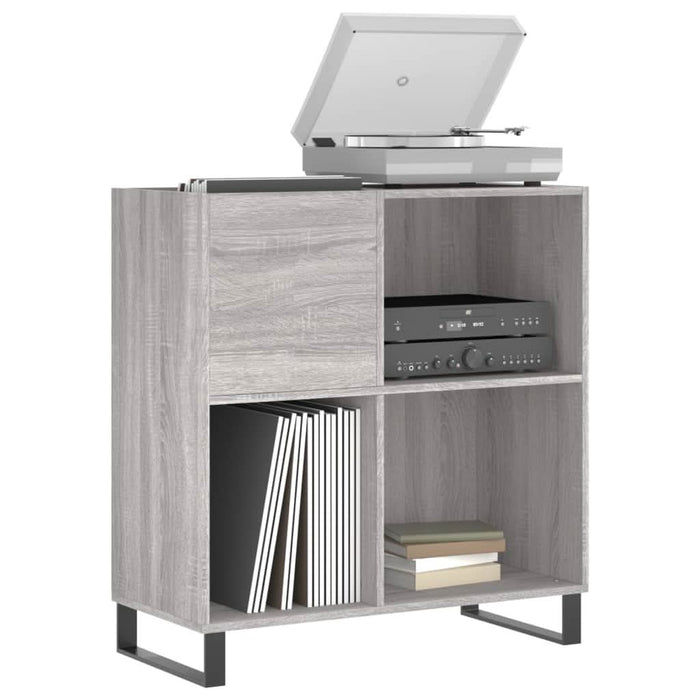Dulap pentru discuri gri sonoma 84,5x38x89 cm lemn compozit - WALTI WALTI