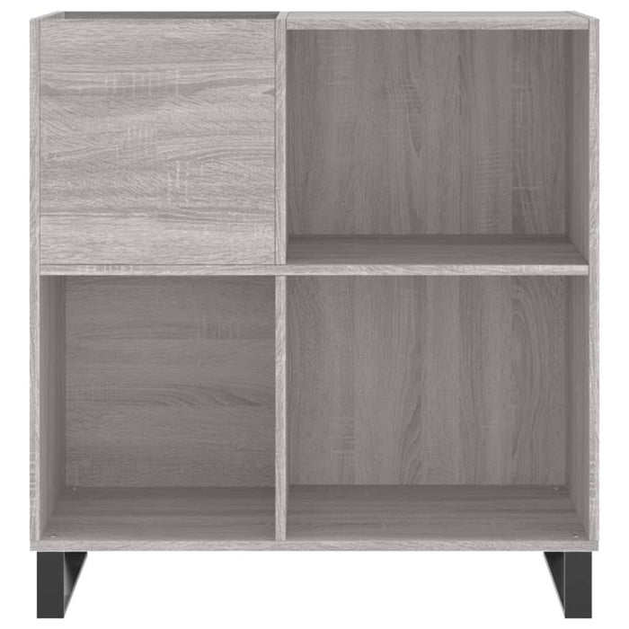 Dulap pentru discuri gri sonoma 84,5x38x89 cm lemn compozit - WALTI WALTI