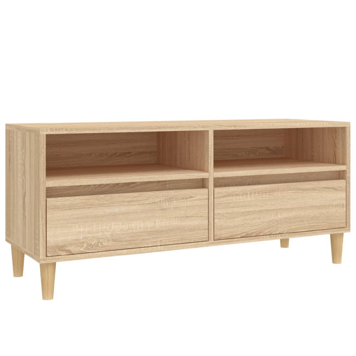 Comodă TV, stejar sonoma, 100x34,5x44,5 cm, lemn prelucrat - WALTI WALTI