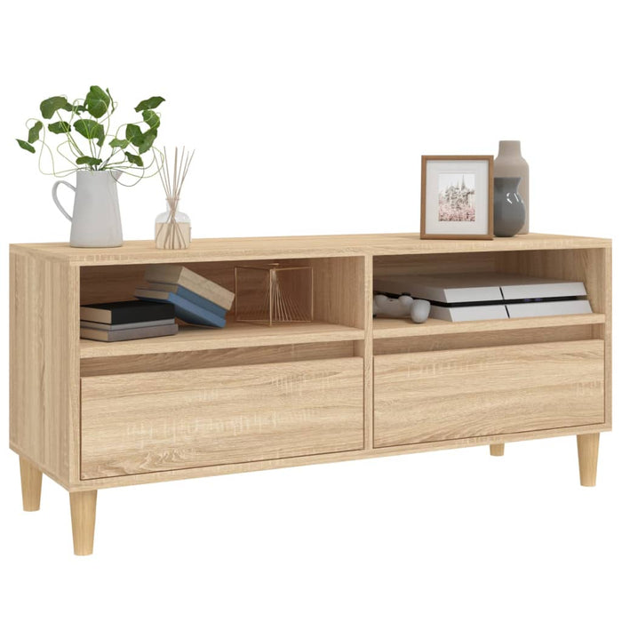 Comodă TV, stejar sonoma, 100x34,5x44,5 cm, lemn prelucrat - WALTI WALTI