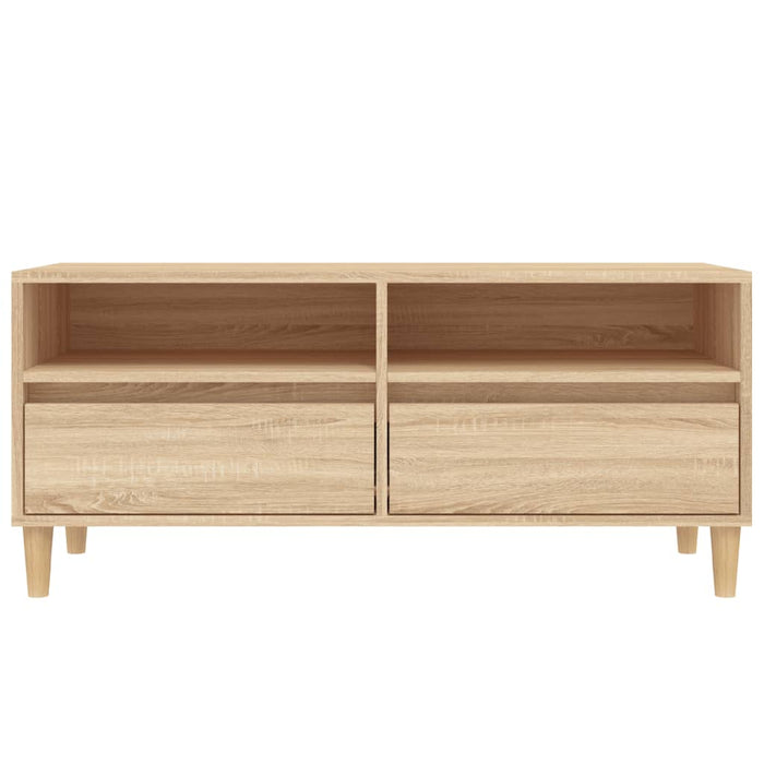 Comodă TV, stejar sonoma, 100x34,5x44,5 cm, lemn prelucrat - WALTI WALTI