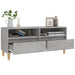 Comodă TV, gri beton, 100x34,5x44,5 cm, lemn prelucrat - WALTI WALTI
