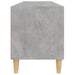 Comodă TV, gri beton, 100x34,5x44,5 cm, lemn prelucrat - WALTI WALTI