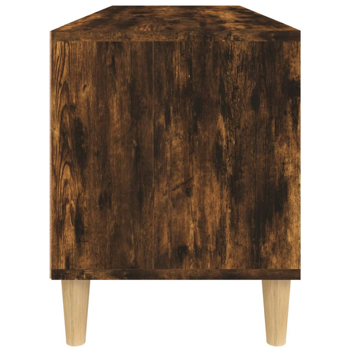 Comodă TV, stejar fumuriu, 100x34,5x44,5 cm, lemn prelucrat - WALTI WALTI