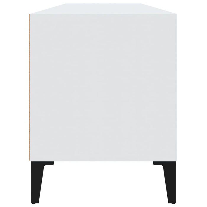 Comodă TV, alb, 100x34,5x44,5 cm, lemn prelucrat - WALTI WALTI