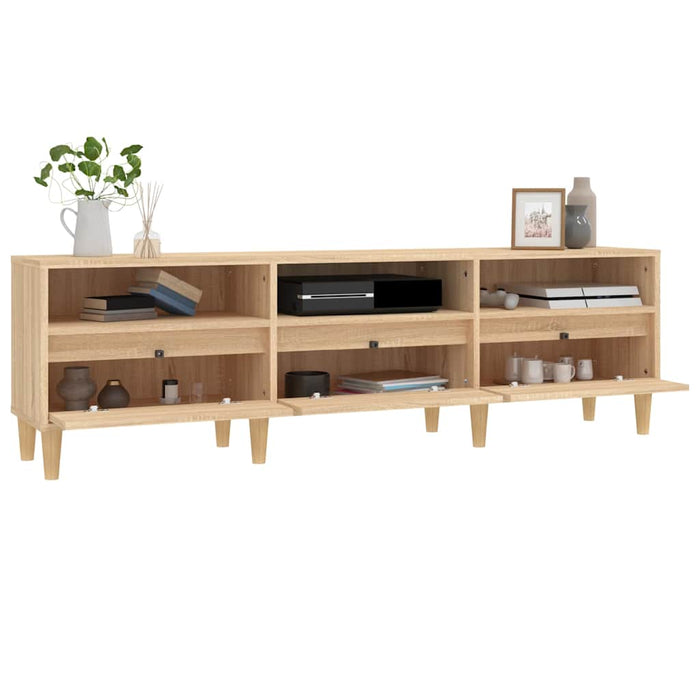 Comodă TV, stejar sonoma, 150x30x44,5 cm, lemn prelucrat - WALTI WALTI