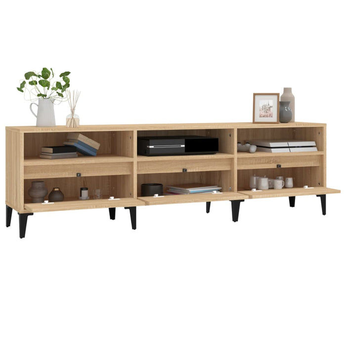 Comodă TV, stejar sonoma, 150x30x44,5 cm, lemn prelucrat - WALTI WALTI