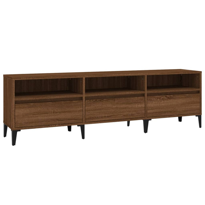 Comodă TV, stejar maro, 150x30x44,5 cm, lemn prelucrat WALTI