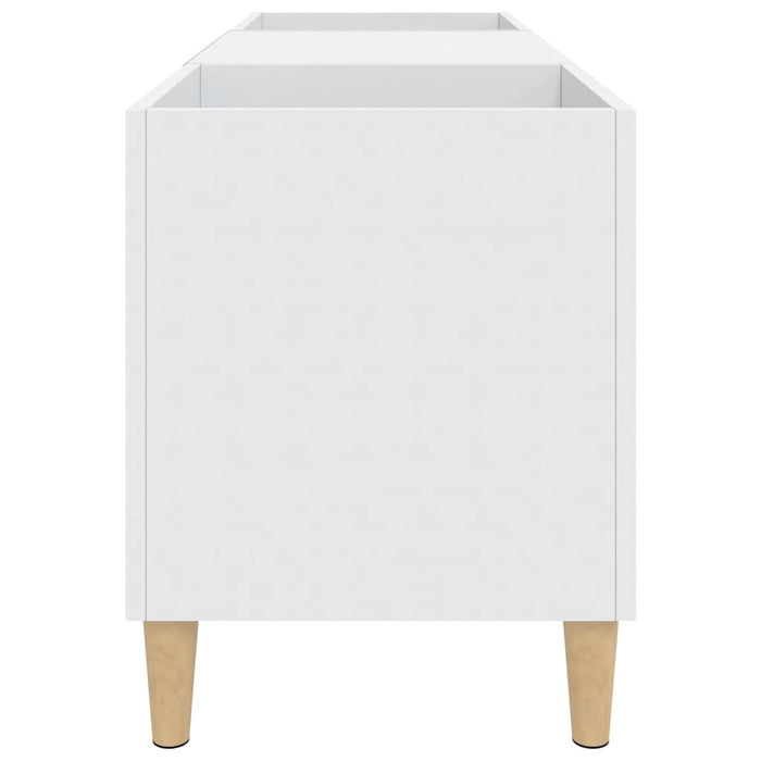 Dulap pentru discuri, alb, 121x38x48 cm, lemn stratificat WALTI