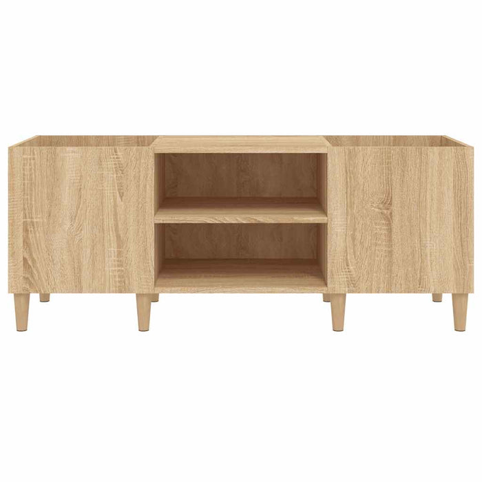 Dulap cu discuri, stejar Sonoma, 121x38x48 cm, lemn stratificat WALTI