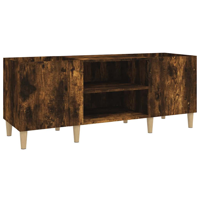 Dulap pentru discuri stejar afumat 121x38x48 cm, lemn prelucrat - WALTI WALTI