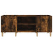 Dulap pentru discuri stejar afumat 121x38x48 cm, lemn prelucrat - WALTI WALTI