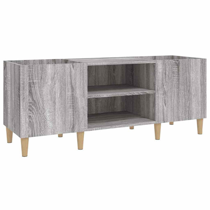 Dulap pentru discuri gri sonoma, 121x38x48 cm, lemn prelucrat - WALTI WALTI