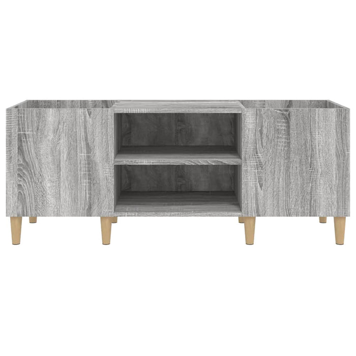 Dulap pentru discuri gri sonoma, 121x38x48 cm, lemn prelucrat - WALTI WALTI