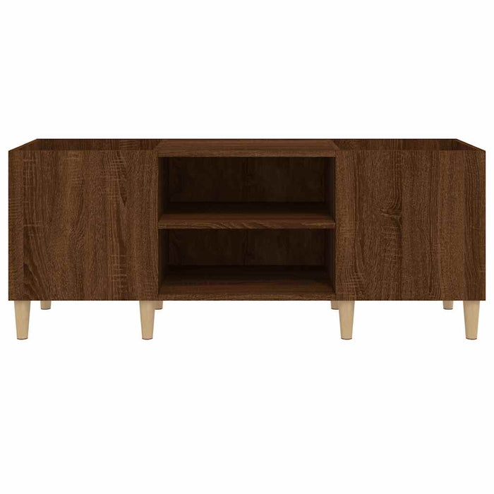 Dulap pentru discuri stejar maro, 121x38x48 cm, lemn prelucrat - WALTI WALTI