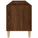 Dulap pentru discuri stejar maro, 121x38x48 cm, lemn prelucrat - WALTI WALTI